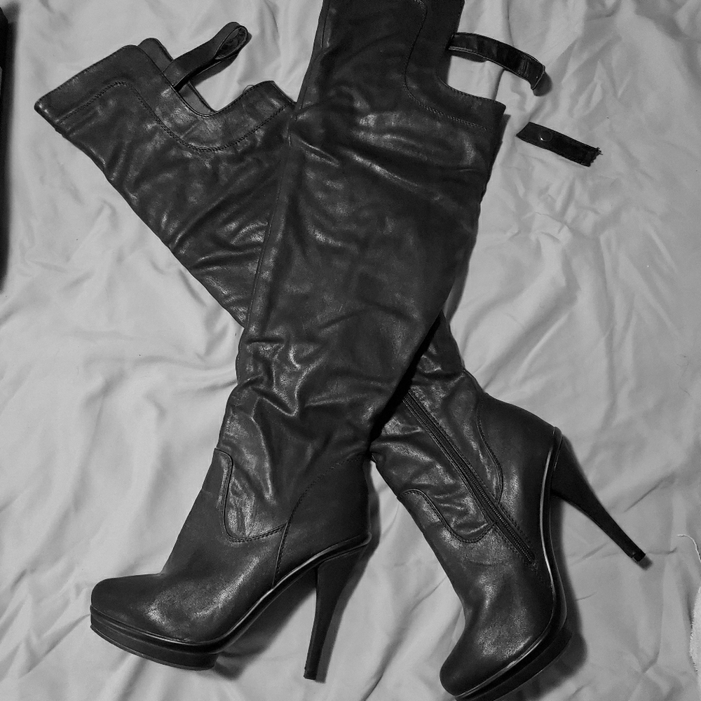 Knee high boots